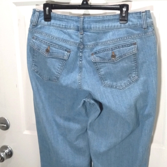 Riders Lee Sz 14 m Capris with cuffs. 4 pockets - Picture 4 of 5
